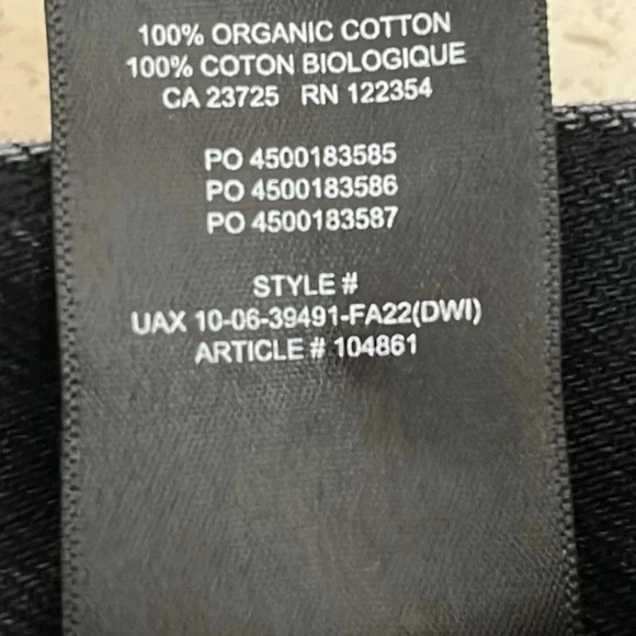 Denim Forum The Dillon High Rise Slim in Black Eyeliner - NEW - Size 29 - Picture 12 of 12